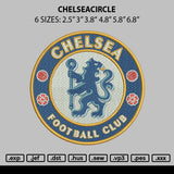 Chelseacircle Embroidery File 6 sizes