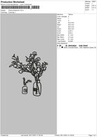 Cherry Blossom Embroidery File 4 size
