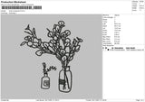 Cherry Blossom Embroidery File 4 size