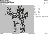 Cherry Blossom Embroidery File 4 size