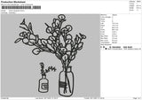 Cherry Blossom Embroidery File 4 size