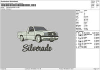 Car Truck 1812 Embroidery File 6 sizes