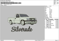 Car Truck 1812 Embroidery File 6 sizes