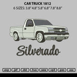 Car Truck 1812 Embroidery File 6 sizes