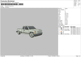 Chevrolt Truck 02 Emroidery File 6 sizes