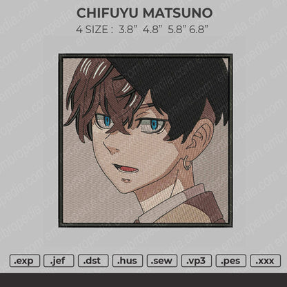 Chifuyu Matsuno Embroidery File 4 size