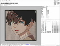 Chifuyu Matsuno Embroidery File 4 size