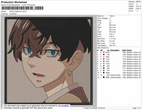 Chifuyu Matsuno Embroidery File 4 size