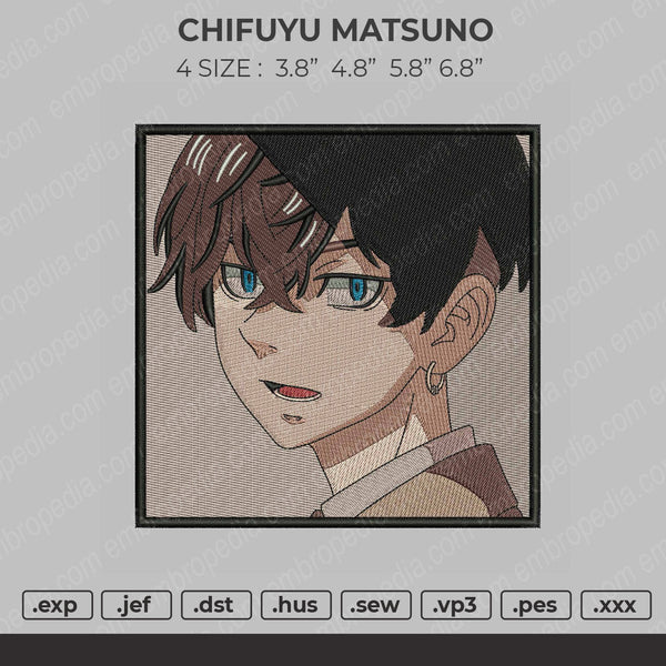 Chifuyu Matsuno Embroidery File 4 size