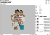 Childrens Embroidery File 4 sizes