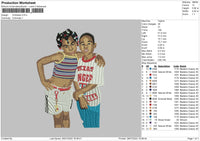 Childrens Embroidery File 4 sizes