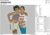 Childrens Embroidery File 4 sizes
