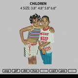 Childrens Embroidery File 4 sizes