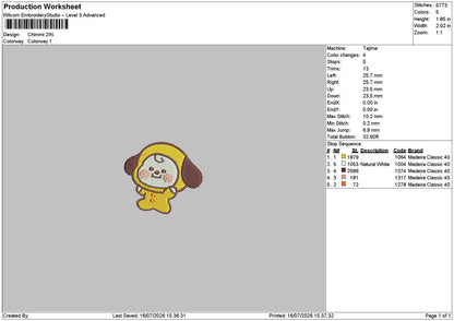 Chimmi Embroidery Machine Design File
