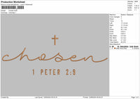 Chosen text