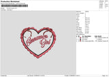 Cinnamon Girl Embroidery File 6 sizes