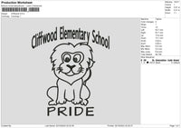 Clifwood Embroidery File 6 sizes