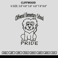 Clifwood Embroidery File 6 sizes