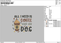 Coffeetext 0304 Embroidery File 6 sizes
