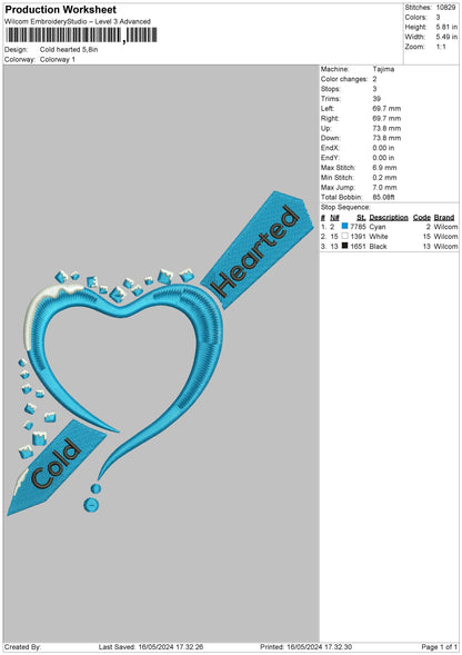 Bluetext Embroidery Design File 6 sizes