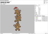 Colorie Embroidery File 6 sizes