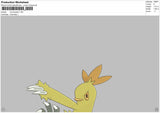 Combusken Pokemon Embroidery File