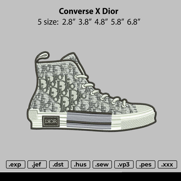 Converse X Dior Shoes