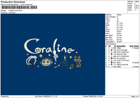 Caroline2609 Embroidery File 6 sizes