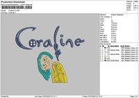 Caroline Text V2 Embroidery File 6 sizes