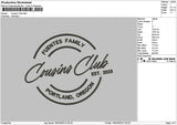 Cousinstext Embroidery File 6 sizes