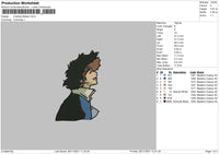 Cowboy Bepbop Embroidery File 4 size
