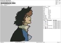 Cowboy Bepbop Embroidery File 4 size