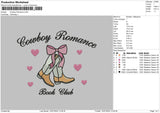 Boots Text 01 Embroidery File 6 sizes