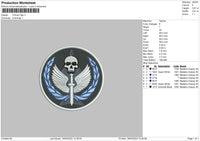 Critical Ops Embroidery File 4 size