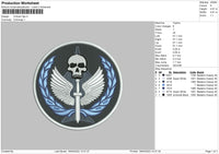Critical Ops Embroidery File 4 size