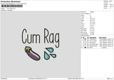 Cumrag Embroidery File 6 sizes