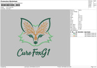 Curetext Embroidery File 6 sizes