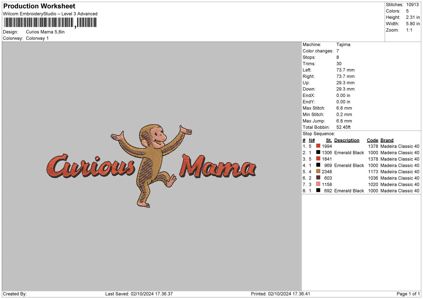 Corioustext Embroidery 3 Files