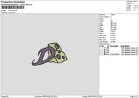D Cheese Embroidery File 6 sizes