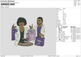 Dlife Embroidery File 6 sizes