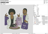 Dlife Embroidery File 6 sizes