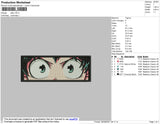Deku Rectangle Embroidery File 4 size