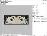 Deku Rectangle Embroidery File 4 size