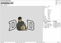 Dad Photo 070725 Embroidery File 6 sizes
