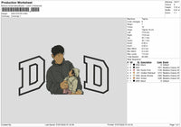 Dad Photo 070725 Embroidery File 6 sizes