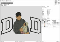 Dad Photo 070725 Embroidery File 6 sizes