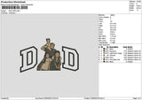 Dad Photo 2005 Embroidery File 6 sizes