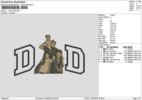 Dad Photo 2005 Embroidery File 6 sizes