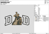 Dad Photo 2005 Embroidery File 6 sizes