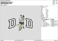 Dad Photo 2005b Embroidery File 6 sizes